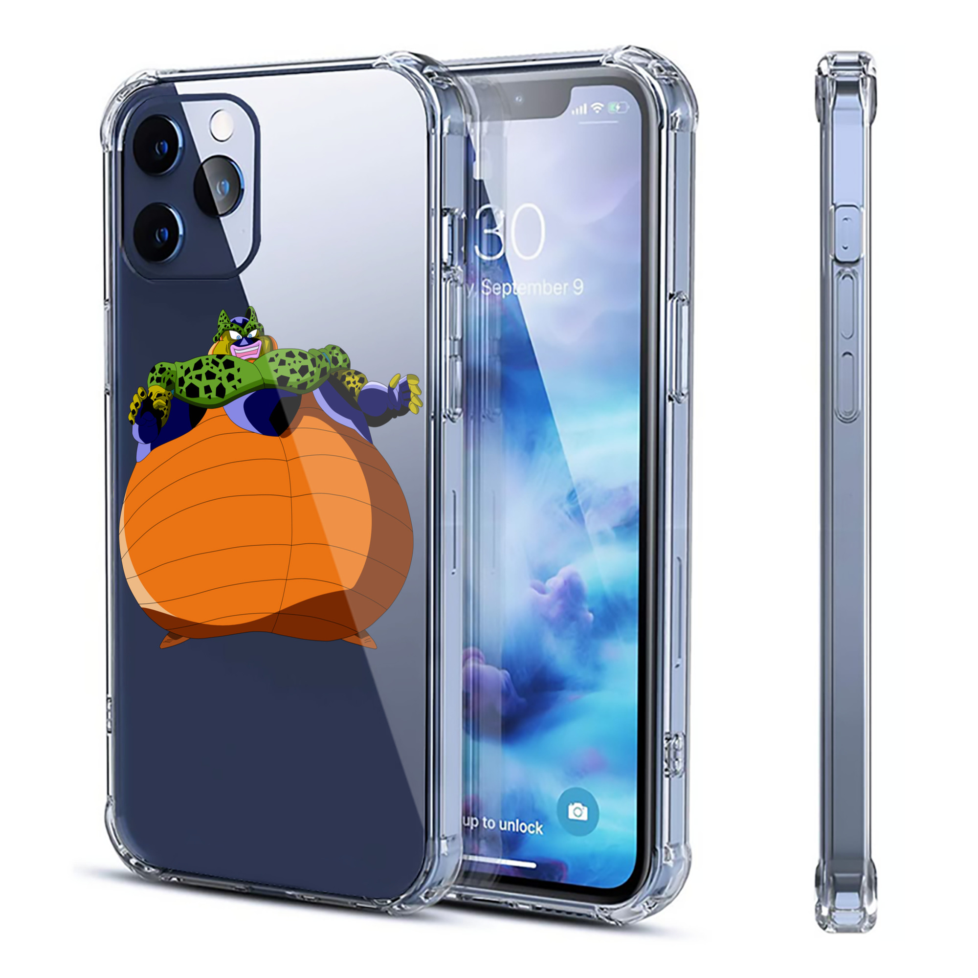 （画像用） ドラゴンボール セル DRAGON BALL Cell 【iPhone 12シリーズ対応】透明スマホケース（クリアソフトケース）